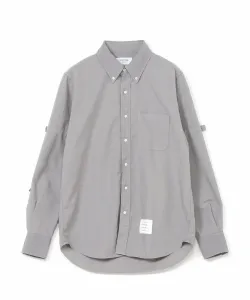 Рубашка прямого кроя на пуговицах