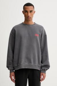 Хлопковая толстовка American Vintage, серый