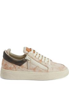 Кроссовки с застежкой-молнией Giuseppe Zanotti, оранжевый