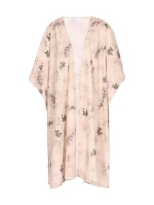 Длинное платье usha WHITE LABEL Kimono, цвет beige mehrfarbig
