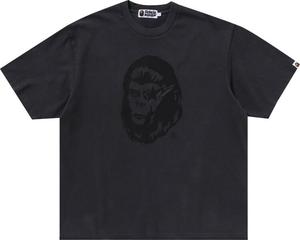 Футболка BAPE Garment Dyed Relaxed Fit 'Black', черный
