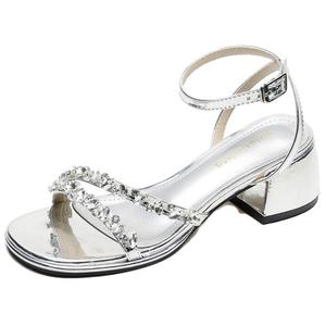 Сандалии с одним ремешком женские City camel, Silver