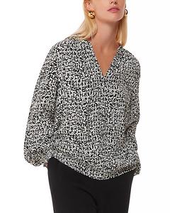 Блузка с принтом «каракули» Whistles, мультиколор