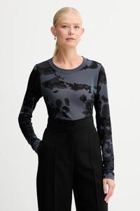 Хлопковый лонгслив G-Star, темно-синий