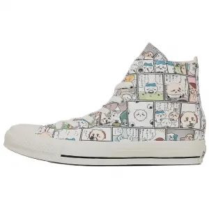 Converse Высокие парусиновые туфли Chiikawa x All Star, бежевые, унисекс