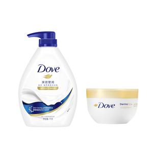 Наборы для ухода и очищения успокаивающая кожа увлажняющая функция Dove, dove cleaning care kit