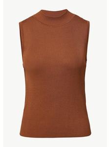 Comma Вязаный жилет цвета 8757_коричный