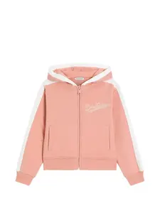Толстовка на молнии с капюшоном Dolce & Gabbana Kids, розовый