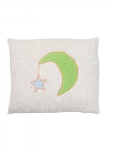 Большая подушка с изображением луны и звезд, изготовлено в Германии, размер: примерно 37 x 30 см  Efie, Germany, Größe: ca. 37 x 30 cm