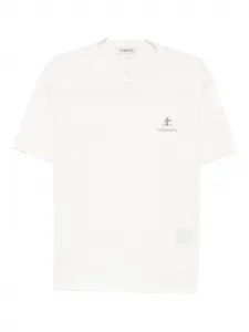 Футболка с принтом логотипа PREMIATA, белый