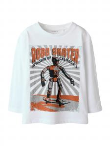 NAME IT Лонгслив 'NMMTINUS' в белом цвете