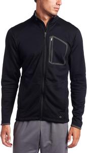 Columbia Мужская футболка Out and Back с длинным рукавом и молнией, Black