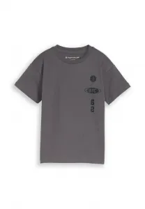 Футболка оверсайз с принтом mit rücken Tom Tailor, Dark Urban Grey