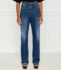 Джинсы Elisabetta Franchi Boyfriend fit, темно-синий