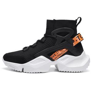 BIANSULONG Противоскользящие и износостойкие кроссовки, увеличивающие рост, мужские, черные