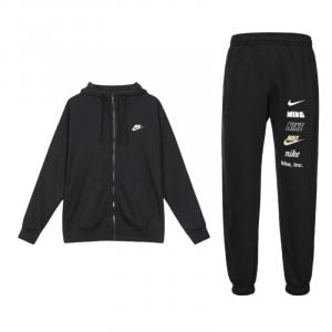 Nike Повседневный спортивный костюм мужской черный