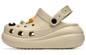 Клоги C°BANNER женские, белые (бежево-голубые морская звезда)