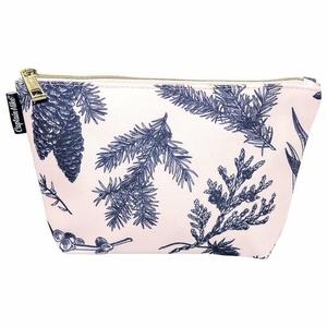 Розовая женская косметичка для ванной комнаты с цветочным принтом Captain Mike® , синий