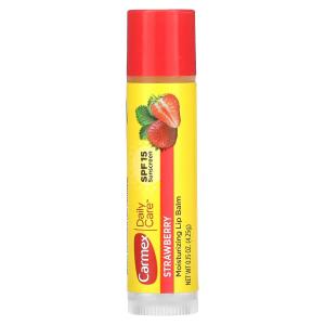 Увлажняющий бальзам для губ Carmex Daily Care клубничный вкус, 4,25 г