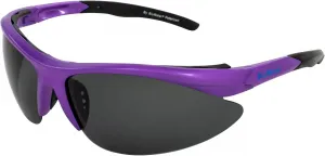 Солнцезащитные очки BluWater Polarized Islanders 2 Series с полуободковой оправой, Gloss Purple Frame