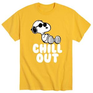 Мужская футболка Peanuts Snoopy Chill Out Licensed Character, желтый