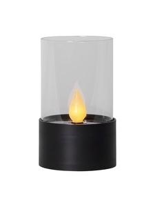 STAR Trading Декоративный солнечный светильник Puloun, черный, прозрачный