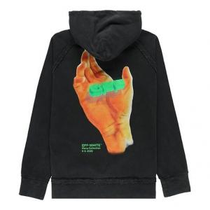 Толстовка hand logo incompiuto for men black Off-White, черный
