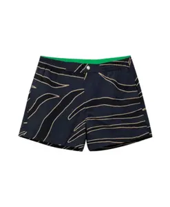 Боксерские шорты с животным принтом Bottega Veneta, синий