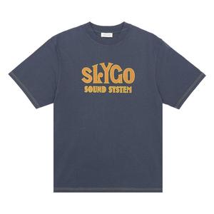 Футболка Nicholas Daley Slygo Tee 'Navy', синий