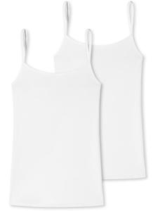 Верх спагетти раскрыт Schiesser, белый