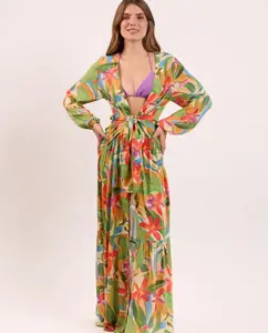 Пляжное платье Río de Sol, зеленый