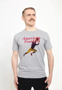 Футболка для американского футбола с принтом Henry Tiger, Oxford Grey