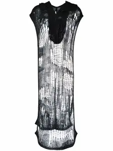 Пончо Spider Rick Owens, черный