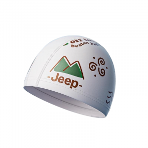 Шапочка для плавания Jeep, cloud shadow cartoon белый