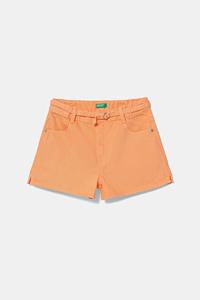 Детские джинсовые шорты United Colors Of Benetton, оранжевый