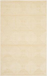 Ковер SAFAVIEH, 79 x 122 см, Paradise Collection, бежевый и бежевый, современный вискозный дизайн, идеально подходит для помещений с высокой проходимостью: прихожая, гостиная, спальня (PAR161-1440)