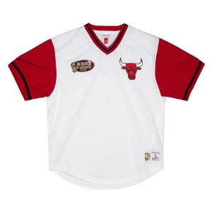 MITCHELL & NESS Футболка Chicago Bulls Fashion с V-образным вырезом