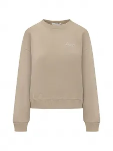 Свитшот с надписью "Cappuccino" Givenchy, бежевый