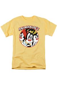 Футболка Animaniacs Crammed с коротким рукавом для взрослых Gildan, цвет banana