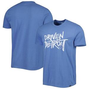 Мужская футболка '47 Detroit Lions Driven by Detroit синяя Unbranded