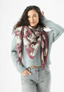 Шарф Codello PRINTED TRIANGLE, Rot/Red