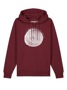 Толстовка Watapparel  Baumscheibe, бургундия