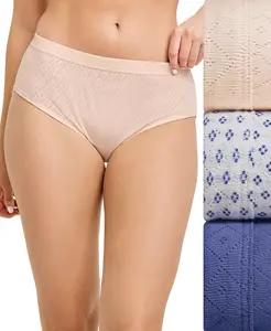 Комплект из 3 трусиков-хипстеров Elance Breathe, 1540, также доступны увеличенные размеры Jockey, белый