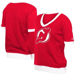 Женская футболка new jersey devils game day rhinestuds красная New Era