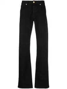 Прямые джинсы с логотипом Billionaire, черный