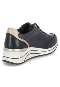 Кроссовки на шнуровке Remonte, черный