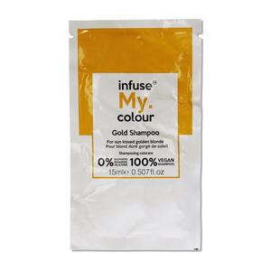 Шампунь Gold от Infuse My Colour, унисекс, 15 мл