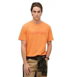 Футболка с коротким рукавом Superdry Core Logo City, оранжевый