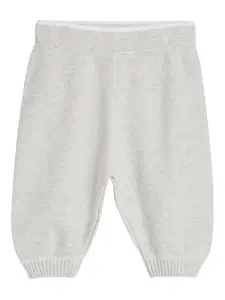 Хлопковые детские брюки Brunello Cucinelli Kids, серый