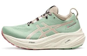 Asics GEL-NIMBUS 26 Кроссовки Женщины, Beige/Green